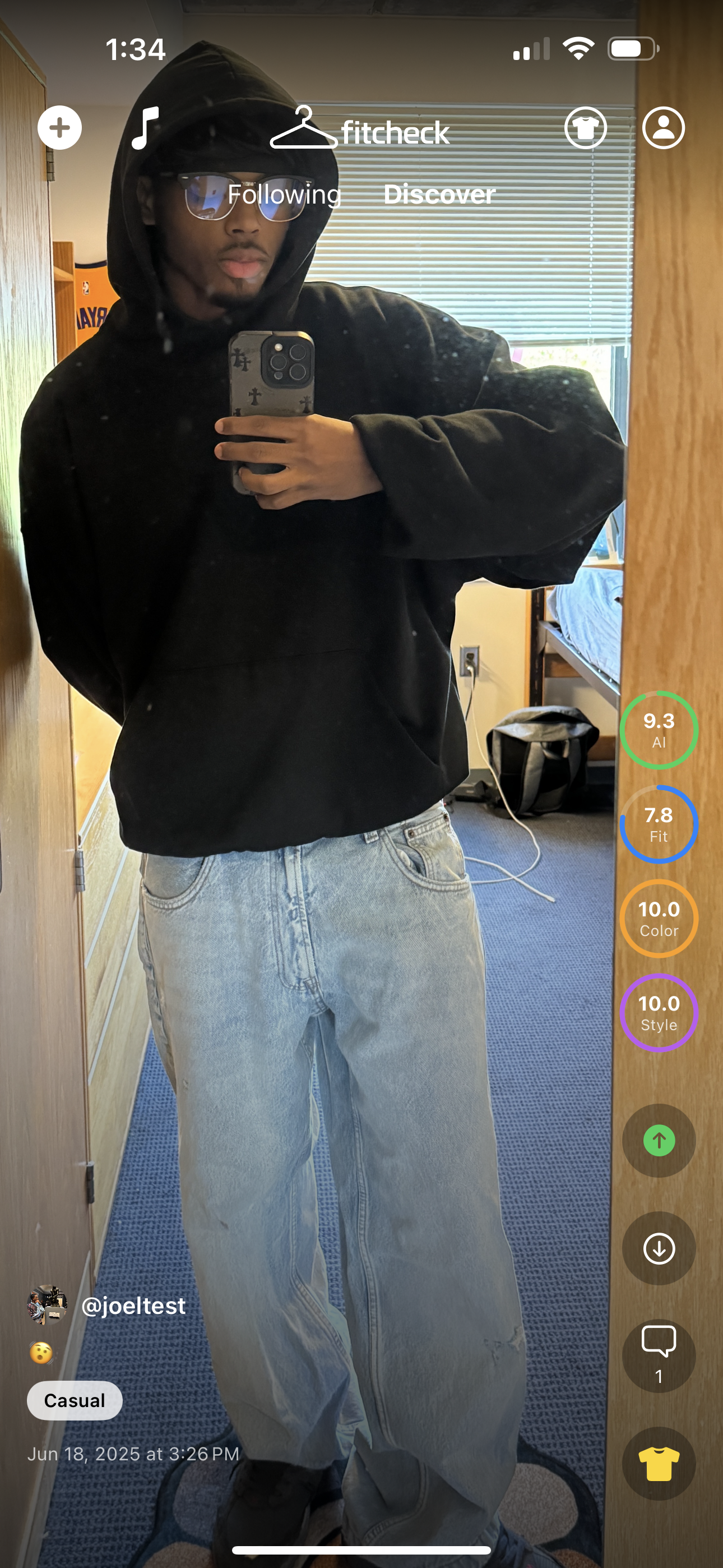 FitCheck App Screenshot 1