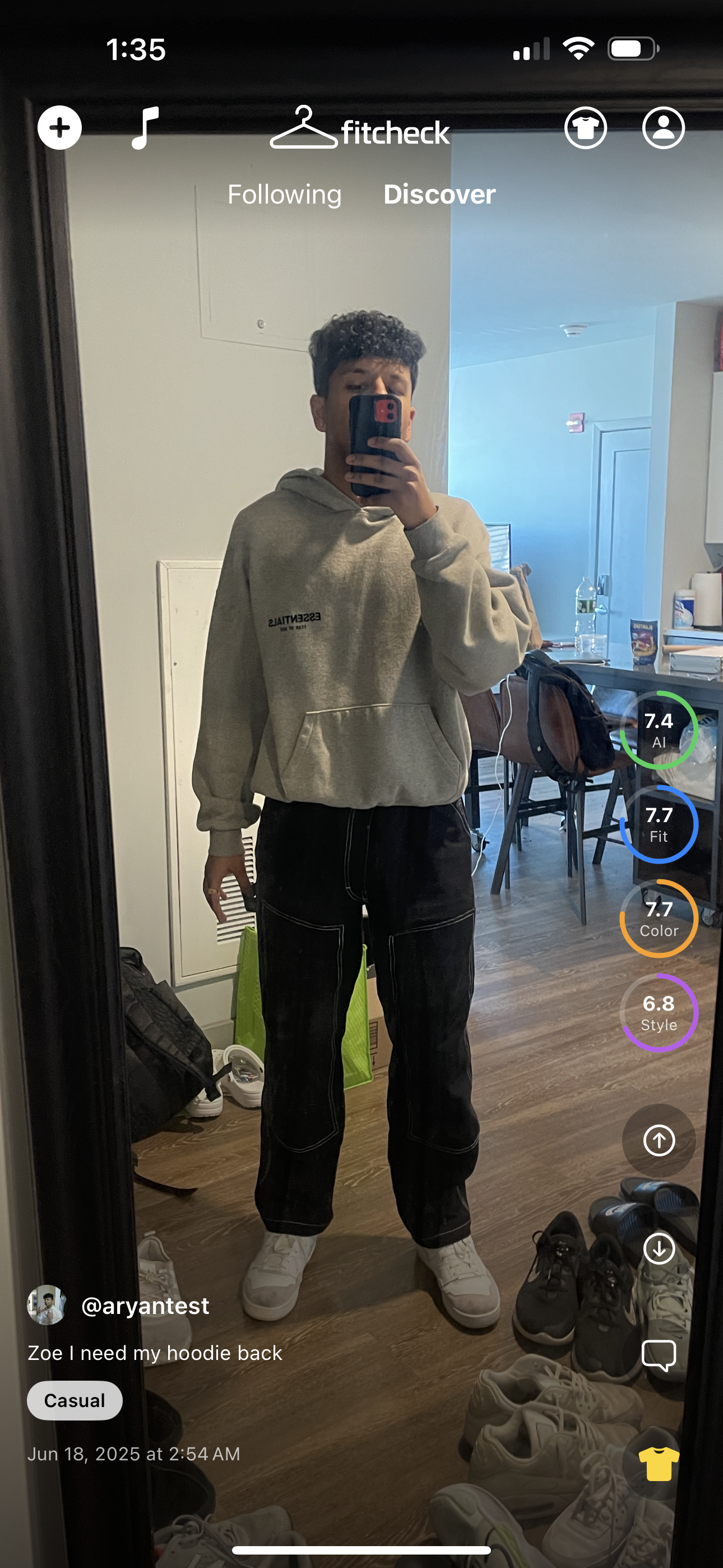 FitCheck App Screenshot 3